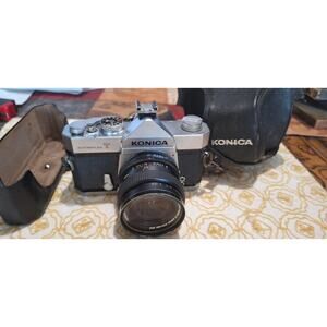 Konica Autoreflex T 35mm SLR Film Camera with a Konica Hexanon 28mm f/3.5 lens